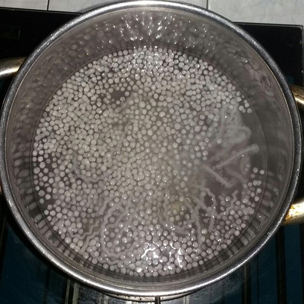 Hướng dẫn cách nấu Chè Khoai dẻo bột báng nước cốt dừa 17